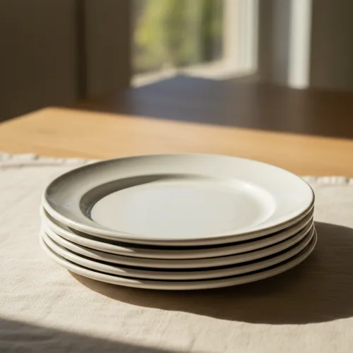 Set 4 Assiettes Plates
