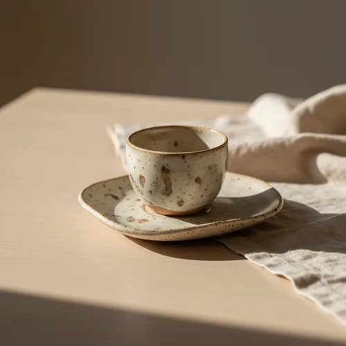 Tasse à Café & Soucoupe Lin